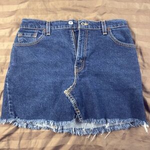 Levi's Blue Denim Mini Skirt